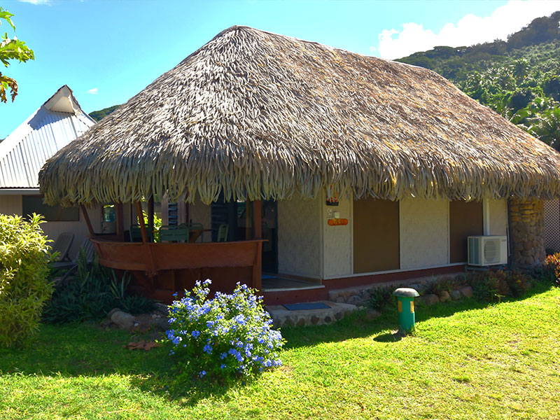 Bungalow uru à Moorea